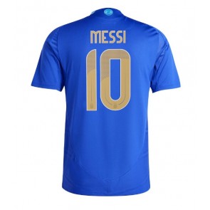 Argentina Lionel Messi #10 Replika Udebanetrøje Copa America 2024 Kortærmet